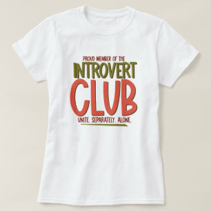 Introvert Klubb T Shirt