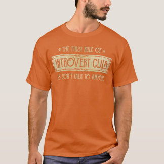 Introvert Klubb T Shirt