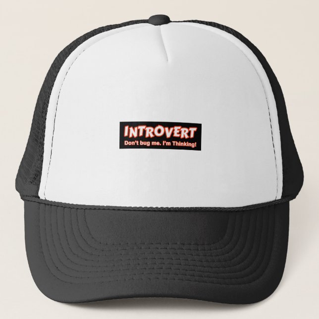 Introvert - Kryp mig inte, jag tänker Keps (Framsida)