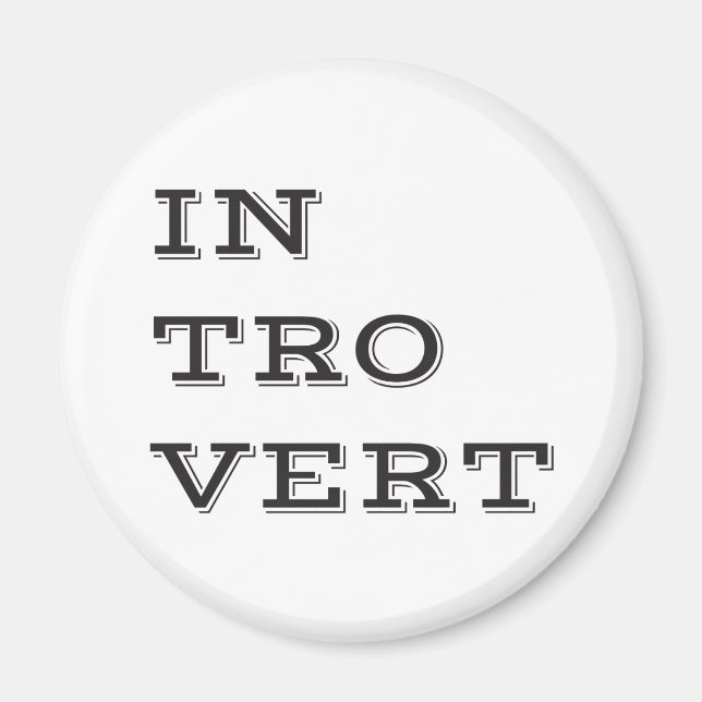 Introvert Magnet (Framsidan)