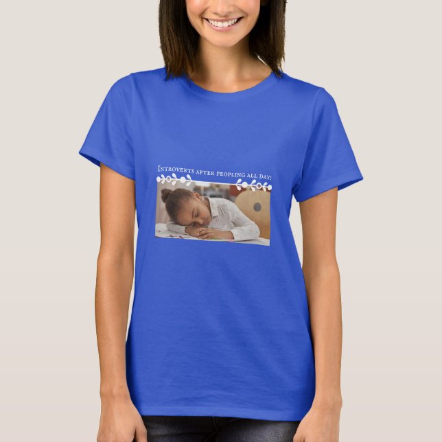 Introvert Meme Kvinnors T-shirt (Framsida)