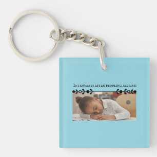 Introvert Memine Acrylic Keychain