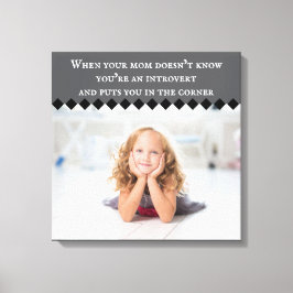 Introvert memorandumsparat Kanvastryck