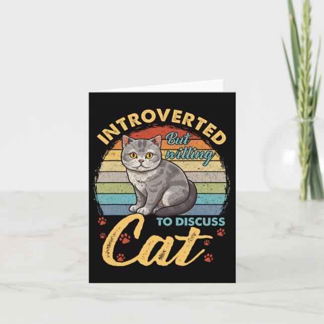 Introvert men men men som älskar att diskutera rol kort (Framsida)
