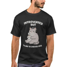 Introvert men villig att diskutera katt kattälskar