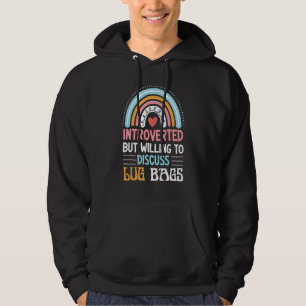 Introvert men villig att diskutera Lug Bags Rainbo Hoodie
