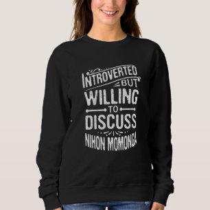 Introvert men villig att diskutera Nihon Momonga T Shirt