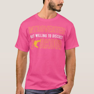 Introvert Men Villig Att Diskutera Parkour T Shirt
