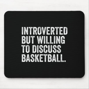 Introvert men villig att diskutera Sketll roligt Musmatta