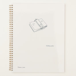 Introvert Minimalist Black and White Art Planner