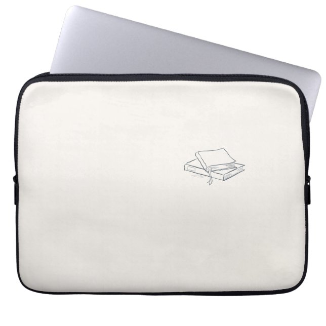 Introvert Minimalist Line Art  Laptop Fodral (Framsidan)