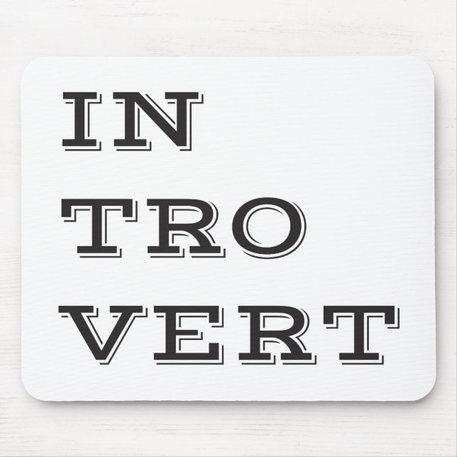 Introvert Mousepad Musmatta (Framsidan)