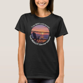 Introvert partner "Jag älskar min balkong" Tee