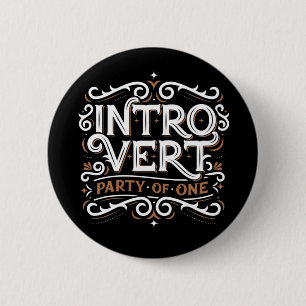 Introvert (Party i en) / knappnål Knapp