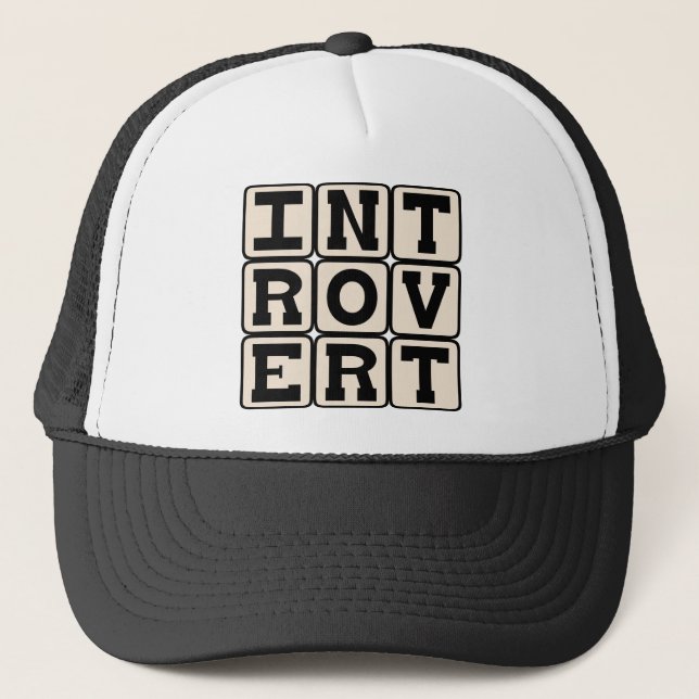 Introvert, Personlighetsdrag Truckerkeps (Framsida)