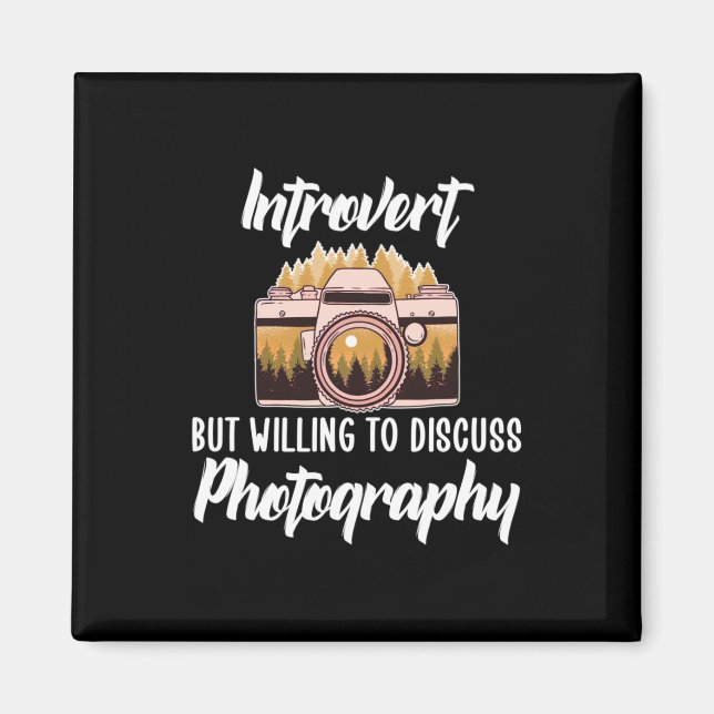Introvert Photography Magnet (Framsidan)