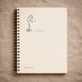 Introvert Present Minimalist Linje Konst Tyst Ensa Anteckningsbok