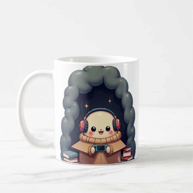 Introvert Socialt Batteridrenerande Hemmabarnsliv  Kaffemugg (Vänster)