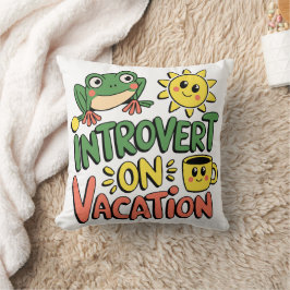 Introvert Sunshine Break Kudde