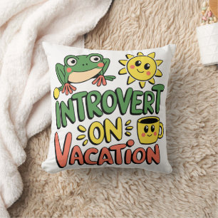 Introvert Sunshine Break Kudde