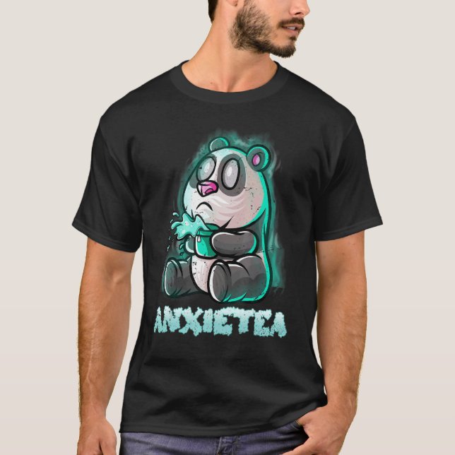 Introvert Tea Nerd Panda Bear Geek Tea Kopp Bok R T Shirt (Framsida)