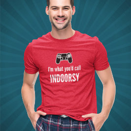 Introvert Videospelshumor - Anpassningsbar Gamer T Shirt