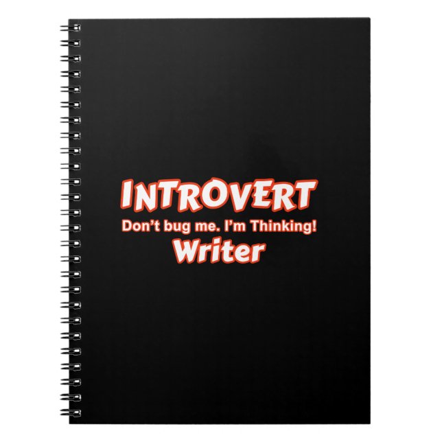 Introvert Writer Anteckningsbok (Framsidan)