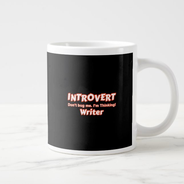 Introvert Writer Jumbo Mugg (Höger)