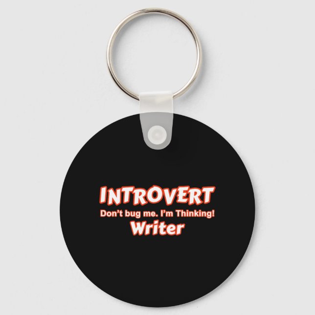 Introvert Writer Nyckelring (Framsida)
