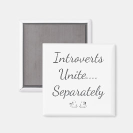 Introverta förenar sig separat spöken magnet