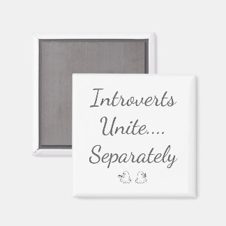 Introverta förenar sig separat spöken magnet