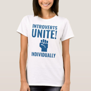 Introverta förenar sig t shirt