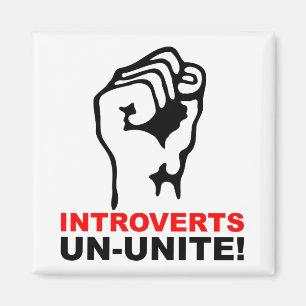 Introverta Olje-Ett Roligt Kylskåpsmagnet
