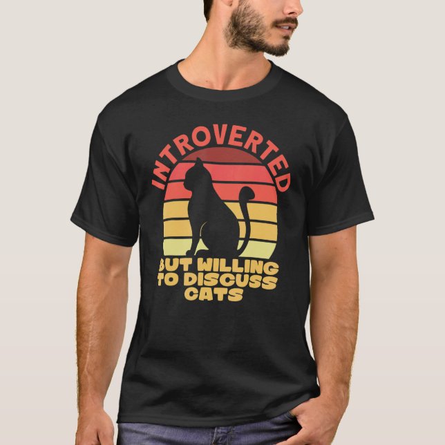 Introverta som är introverta men villiga att disku t shirt (Framsida)