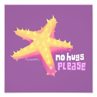 Introvertebrat stjärnfisk - mellanteckning fototryck