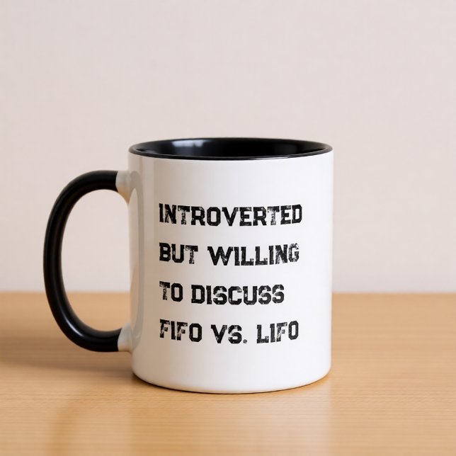 Introverted Accountant Funny Quote Coffee Mug Mugg (Skapare uppladdad)