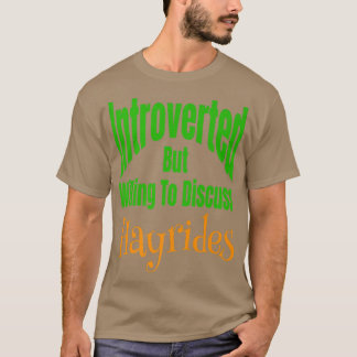 Introverted But Willing To Discuss Hayrides Fall A T Shirt