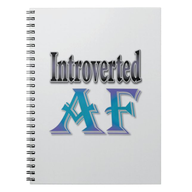 Introverterad AF Anteckningsbok (Framsidan)