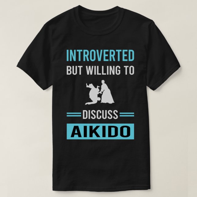 Introverterad Aikido T Shirt (Design framsida)