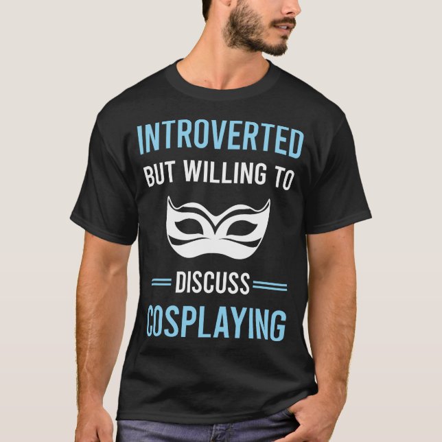 Introverterad Cosplay Cosplay Cosplayer T Shirt (Framsida)