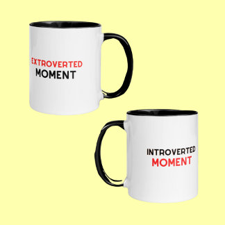 Introverterad Extroverted Moment Mugg