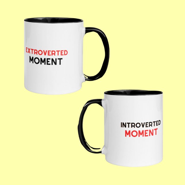 Introverterad Extroverted Moment Mugg (Introverted Extroverted Moment MUG)