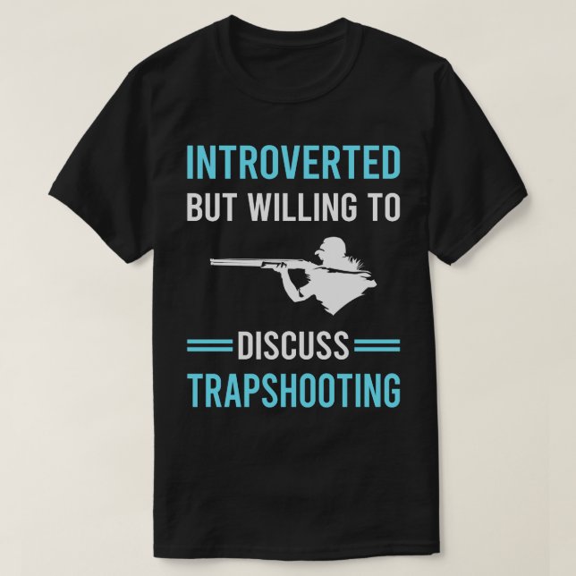 Introverterad fällningsfälla för skottning av Clay T Shirt (Design framsida)