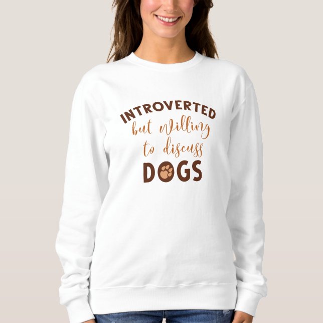 Introverterad Hundar T Shirt (Framsida)