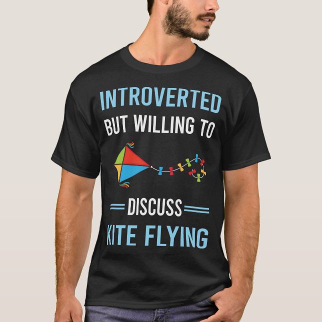 Introverterad Kite-flygning T Shirt (Framsida)