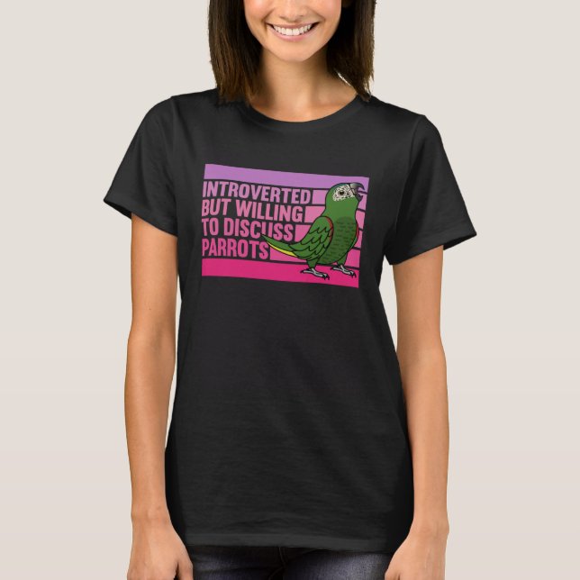 Introverterad, men Parrots Hahns Macaw 1 T Shirt (Framsida)