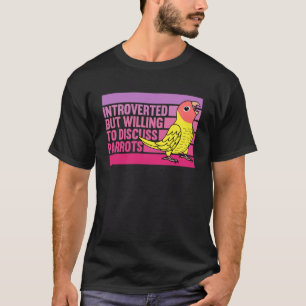 Introverterad, men Parrots Peach face Gult Lutino T Shirt