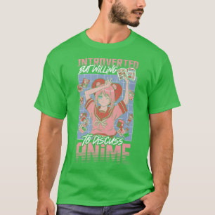Introverterad men villig att diskutera Anime Japan T Shirt