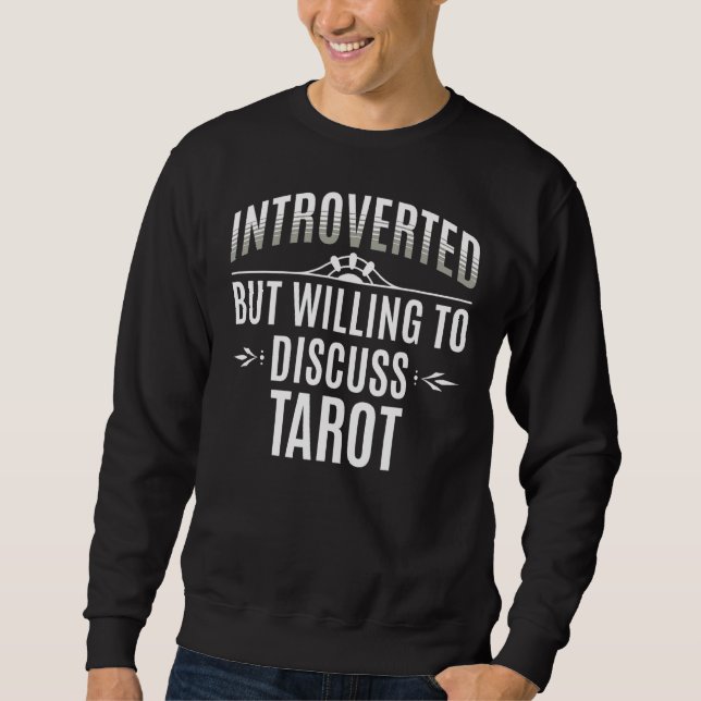 Introverterad Tarot Lång Ärmad Tröja (Framsida)
