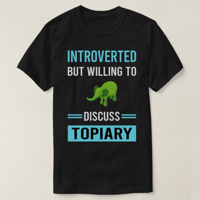 Introverterad topary t shirt (Design framsida)